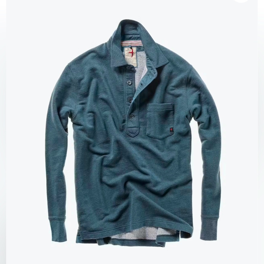 Relwen Frenchloop Long Sleeve Polo